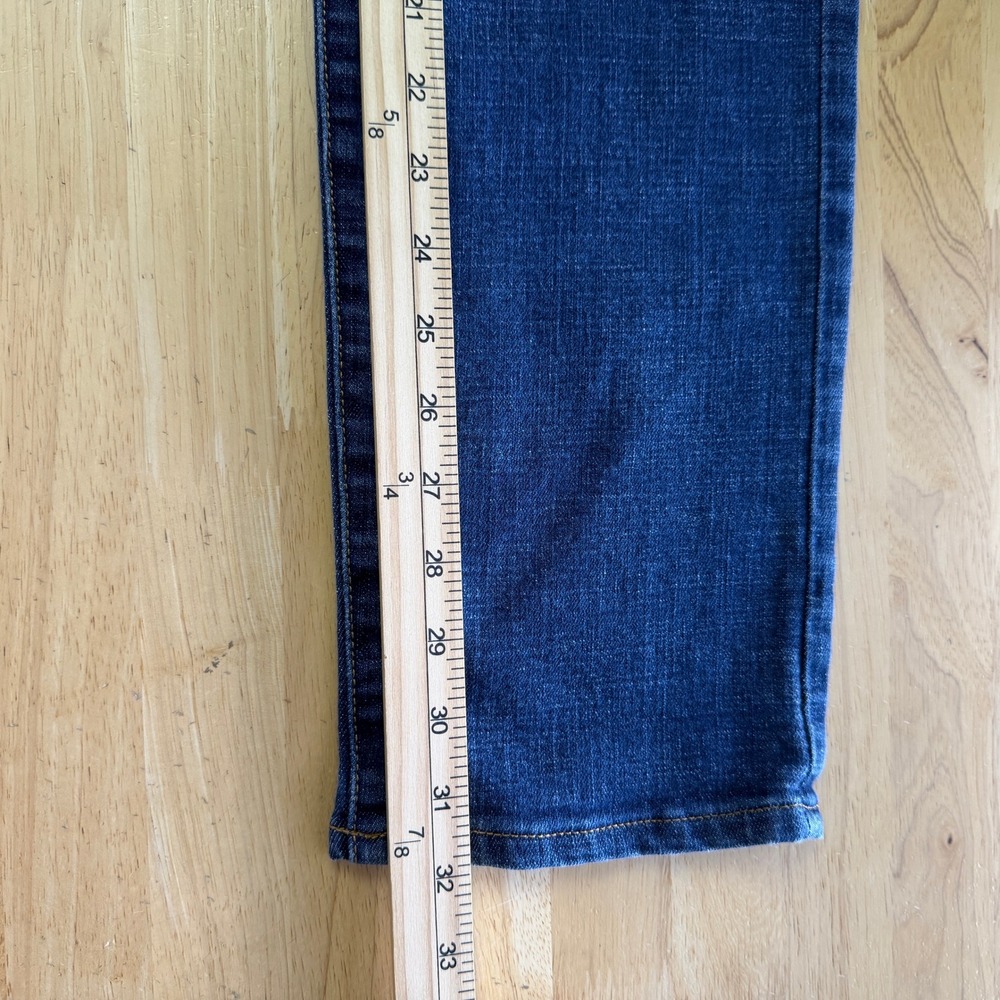 Lucky Brand 110 SLIM Blue Jeans Mens 34x32 Cotton STRETCH Dark Wash Denim - Picture 8 of 14